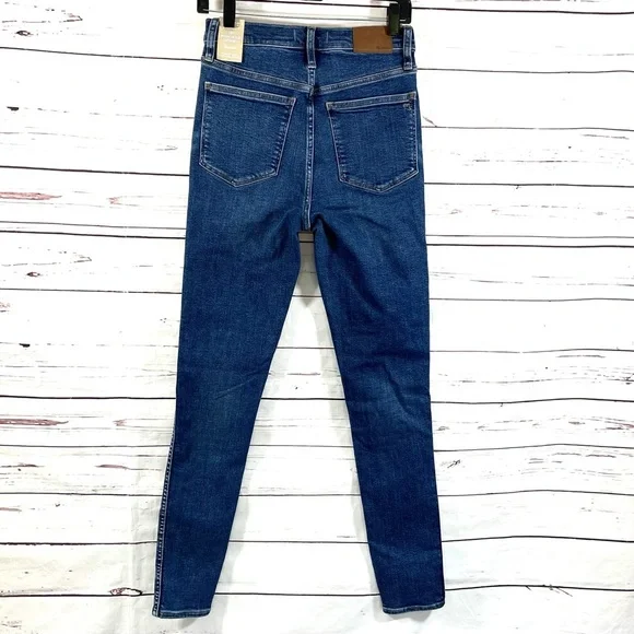 Madewell 10" High-Rise Skinny Jeans Blue Size 27
